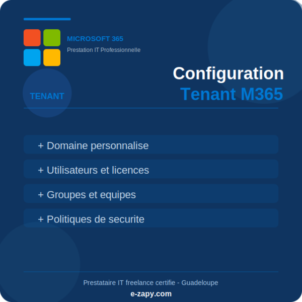 Installation - Configuration O365 pour les PME