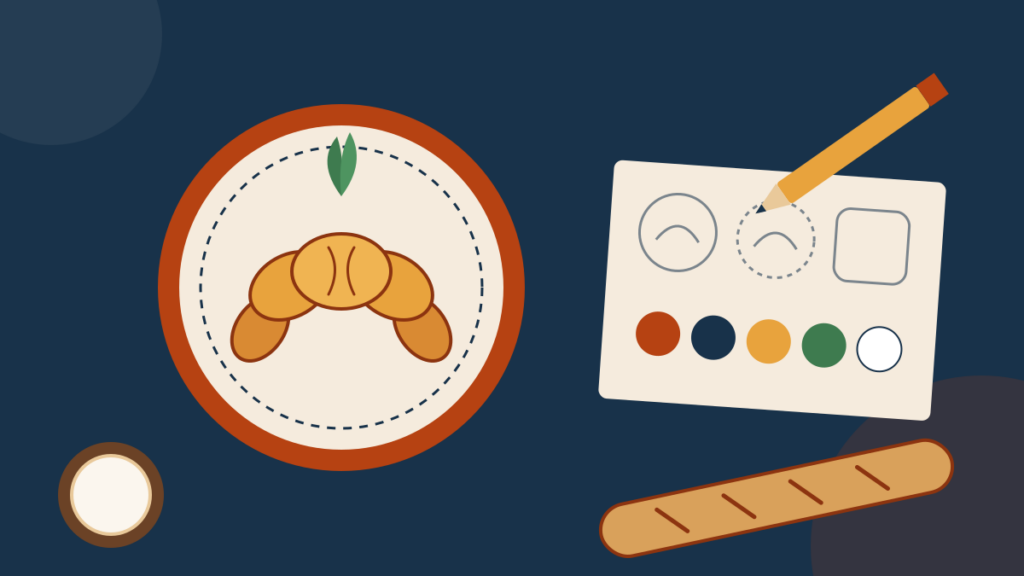 Logo et identité visuelle pour une boulangerie à Fort-de-France